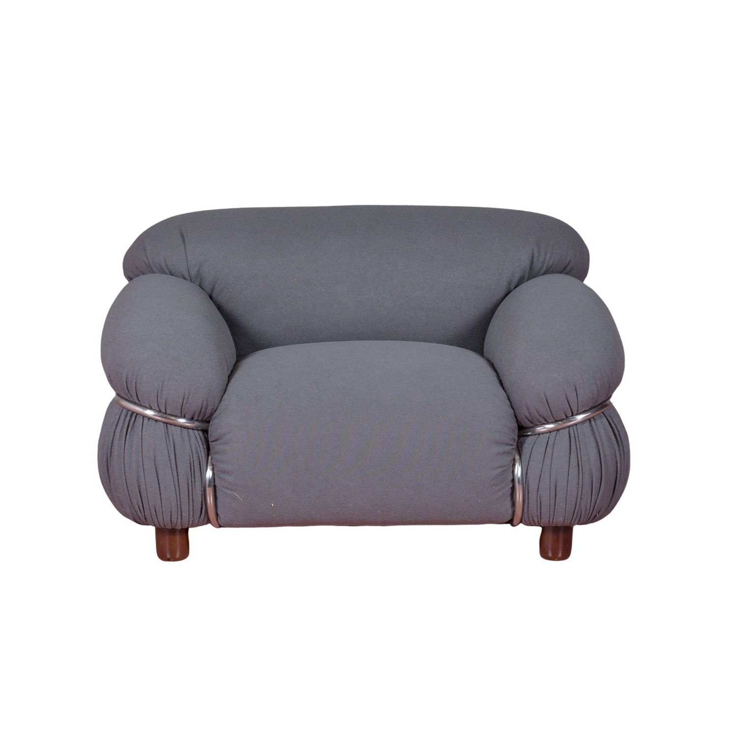 OLYMPIA 1 SEAT SOFA UPHOLSTERED IN SHERPA FABRIC