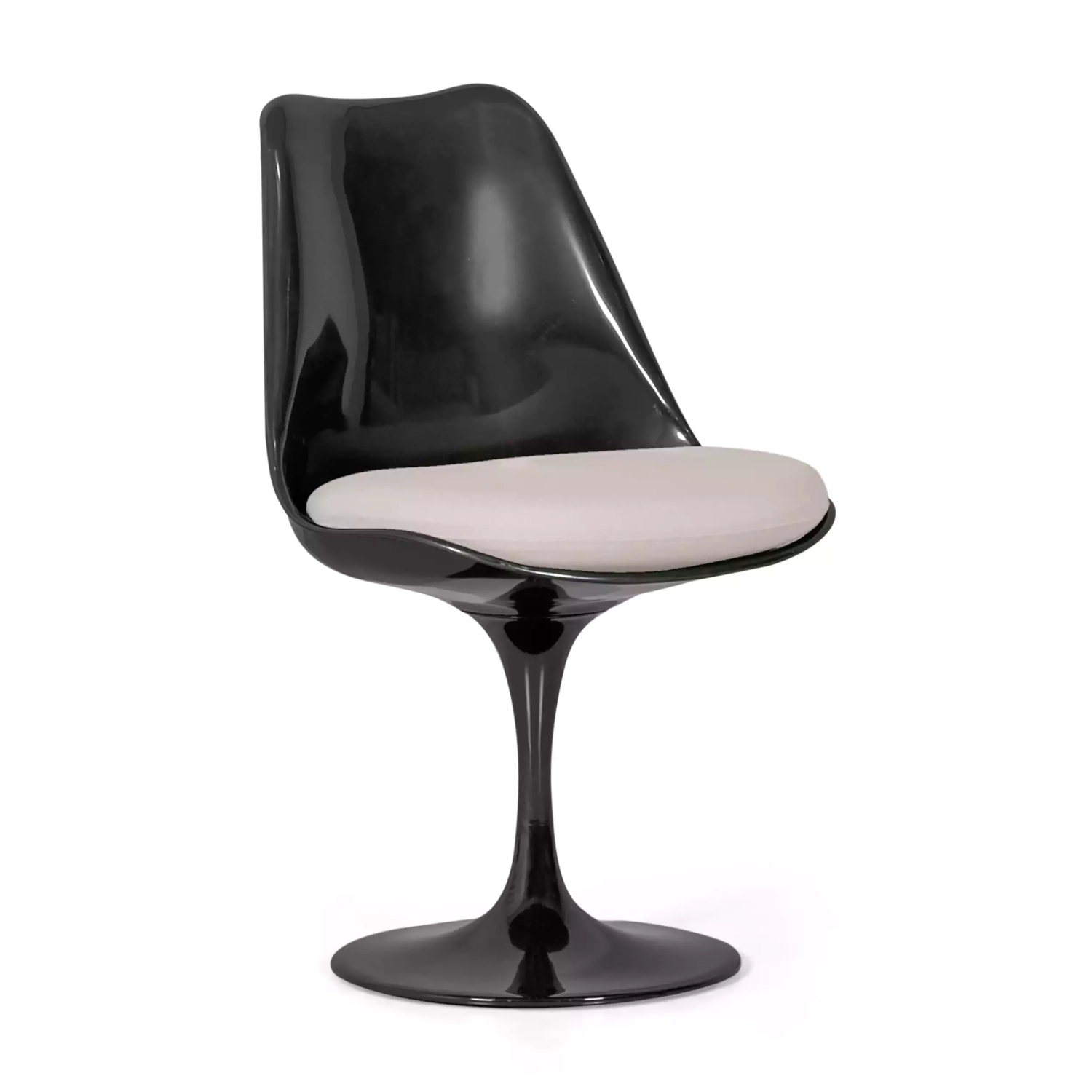 Rose-tuoli All Black, puuvillatyyny FURNMOD - 24