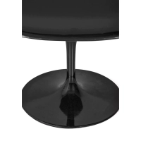 Cadeira Lotus Arms All Black com almofada de algodão FURNMOD - 4