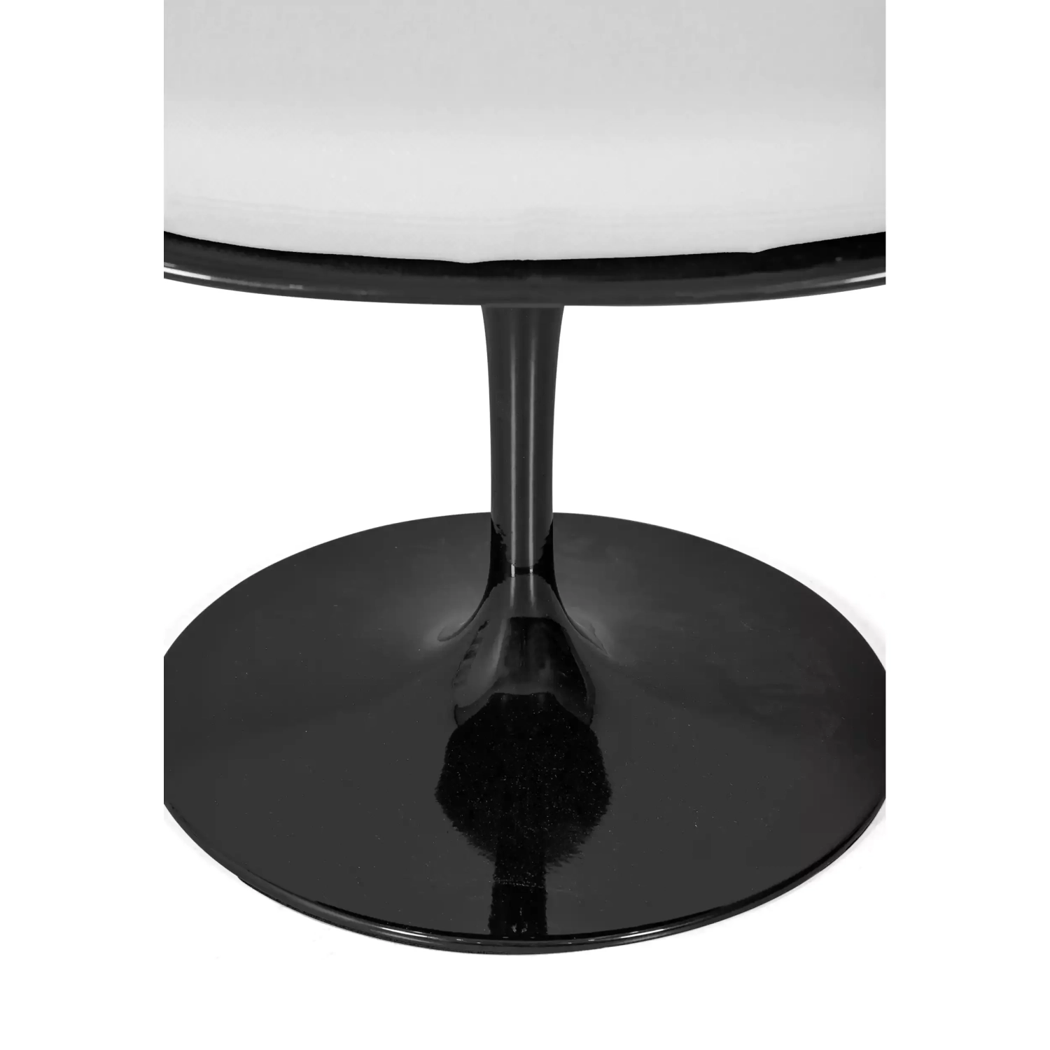 Krzesło Lotus Arms All Black z bawełnianą poduszką FURNMOD - 34