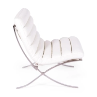 Design armchair upholstered in synthetic leather - Madrid Nest Dream - 14