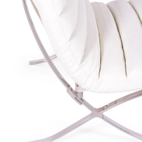 Cadeirão de design estofado em pele sintética - Madrid Nest Dream - 10