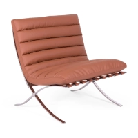 Design armchair upholstered in synthetic leather - Madrid Nest Dream - 17