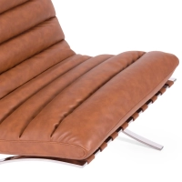 Design fauteuil bekleed met synthetisch leer - Madrid Nest Dream - 28