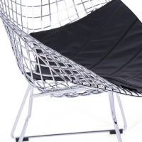 Poltrona di design in acciaio cromato Diamond FURNMOD - 2