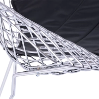 Diamond Design fauteuil in verchroomd staal FURNMOD - 8