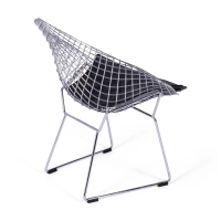 Diamond Design nojatuoli kromattua terästä FURNMOD - 10