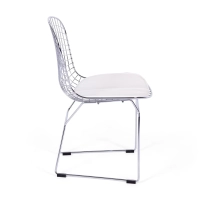 Berta chromed steel dining chair Berta FURNMOD - 13