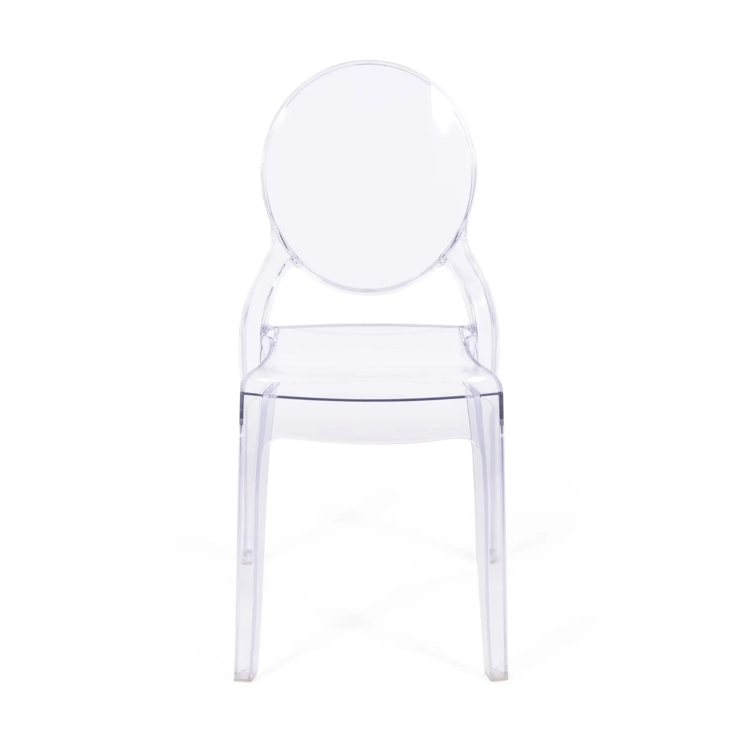 Chaise de salle à manger transparente Lousiana FURNMOD - 3
