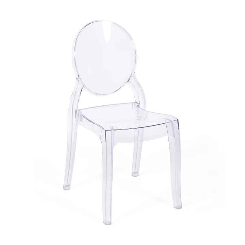 Cadeira de jantar transparente Lousiana FURNMOD - 1