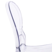 Sedia da pranzo Lousiana trasparente FURNMOD - 8