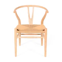 Silla Wish CH24 Artesanal de Madera de Fresno FURNMOD - 3