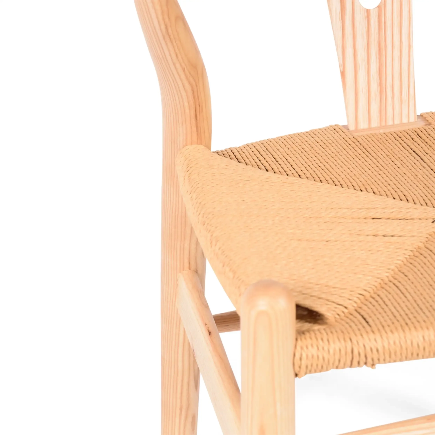 Wish CH24 Chair Handmade in Ash Wood FURNMOD - 6