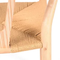 Sedia Wish CH24 Fatta a Mano in Legno di Frassino FURNMOD - 11