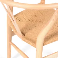 Wish CH24 Chair Handmade in Ash Wood FURNMOD - 9