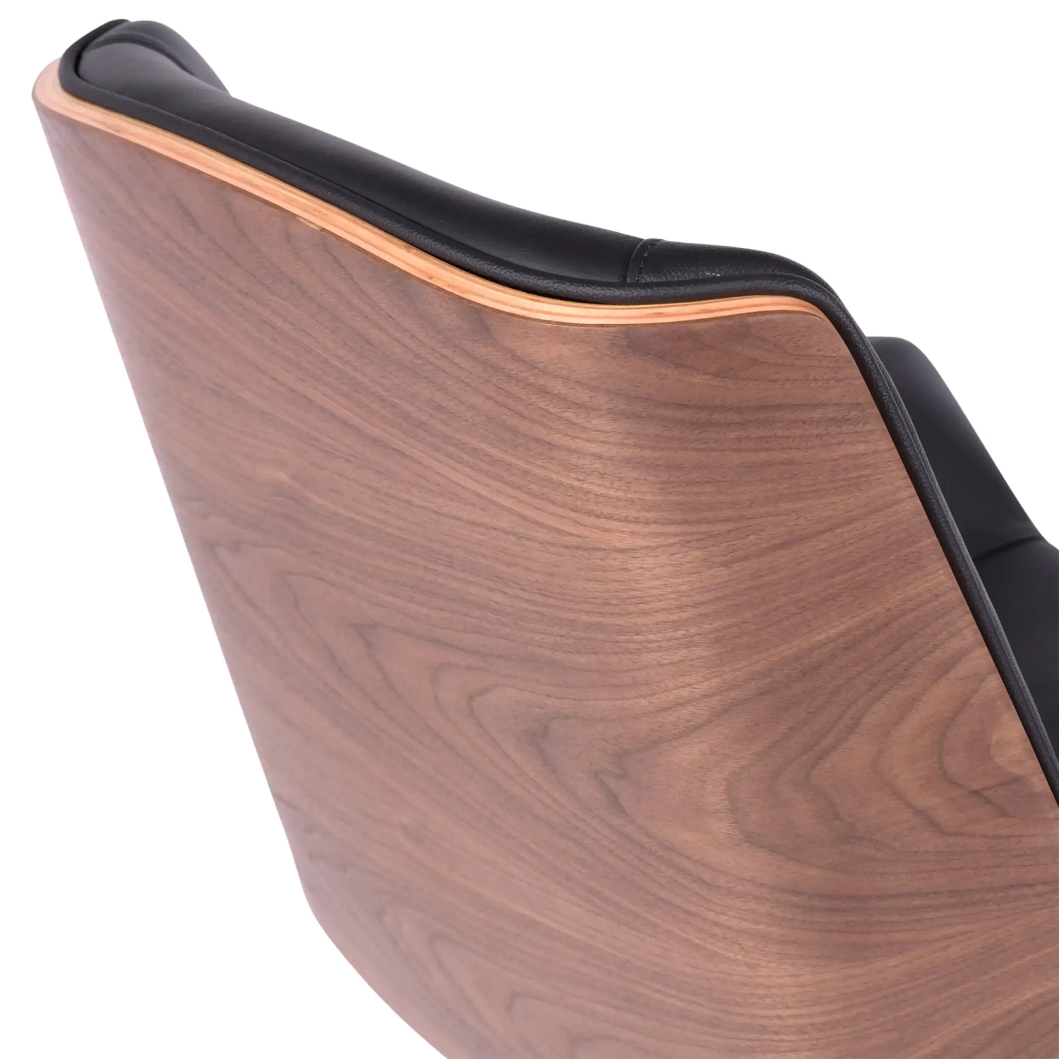 Silla de oficina de piel italiana y madera de nogal Nordic Nest Dream - 9