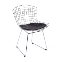 Replika krzesła Bertoia "High Quality" ze stali chromowanej autorstwa słynnego projektanta Hansa J. Wegnera