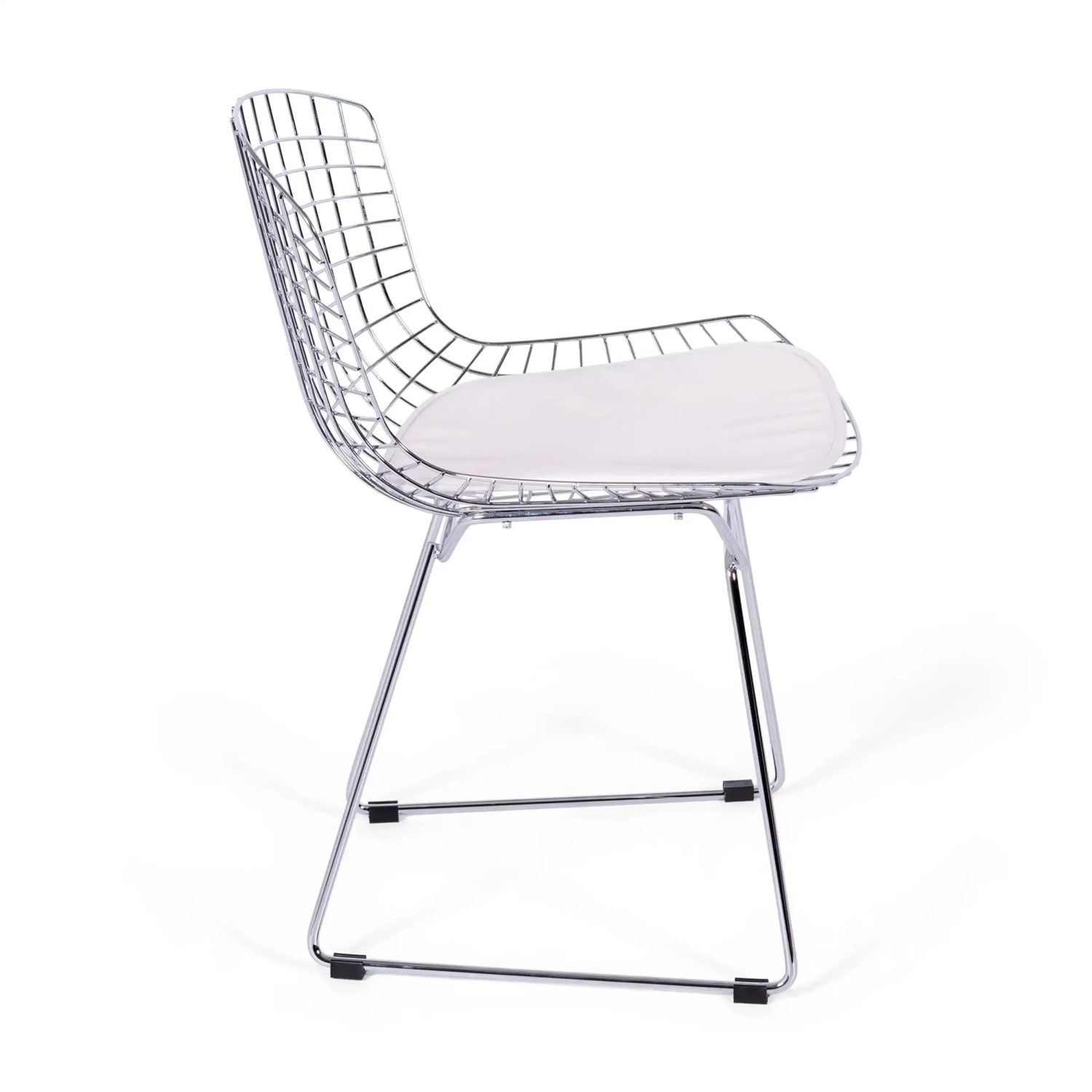 Berta Stuhl "High Quality" aus Verchromtem Stahl FURNMOD - 13