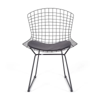 Replika Bertoia stol i svart stål - Metallstolar - MuebleDesign