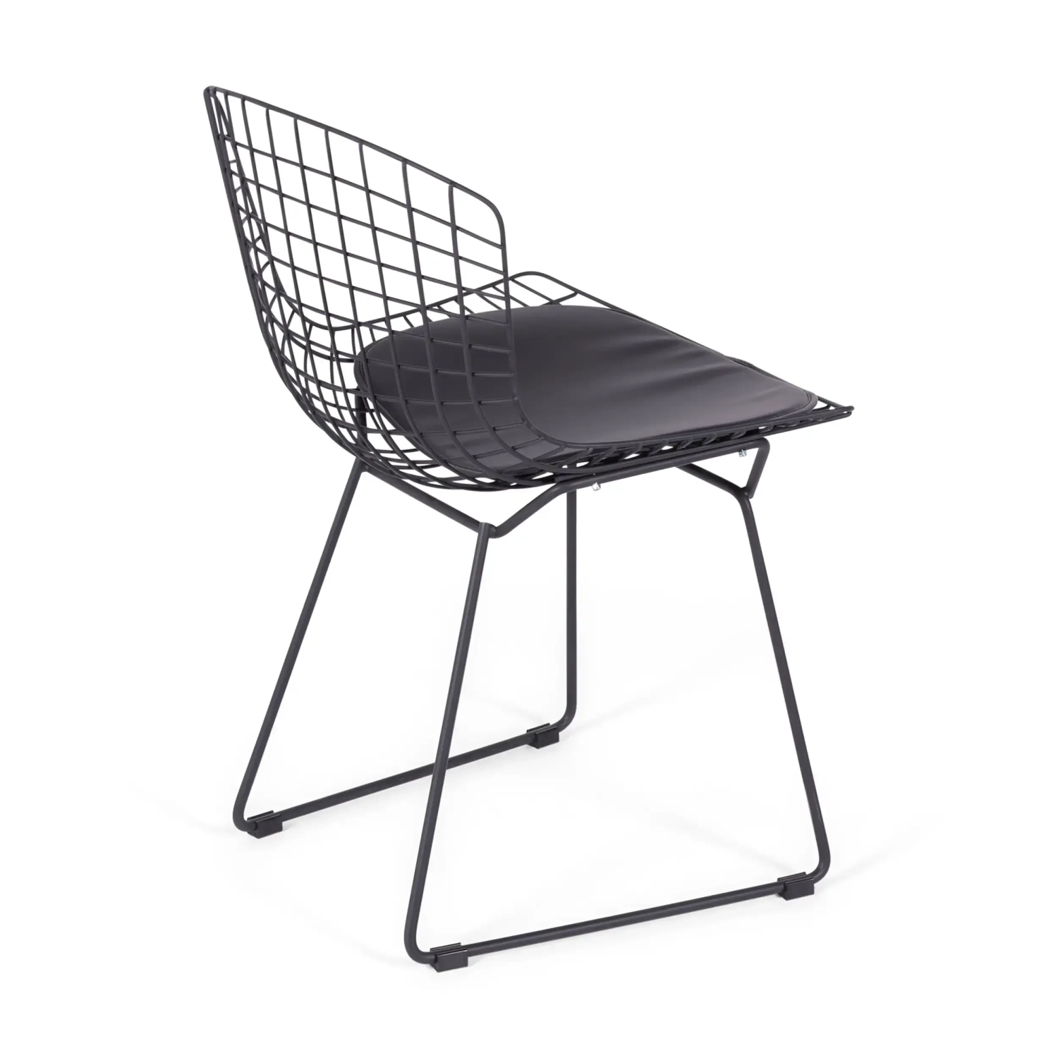 Réplica Silla Bertoia en Acero Negro - Sillas Metálicas - MuebleDesign