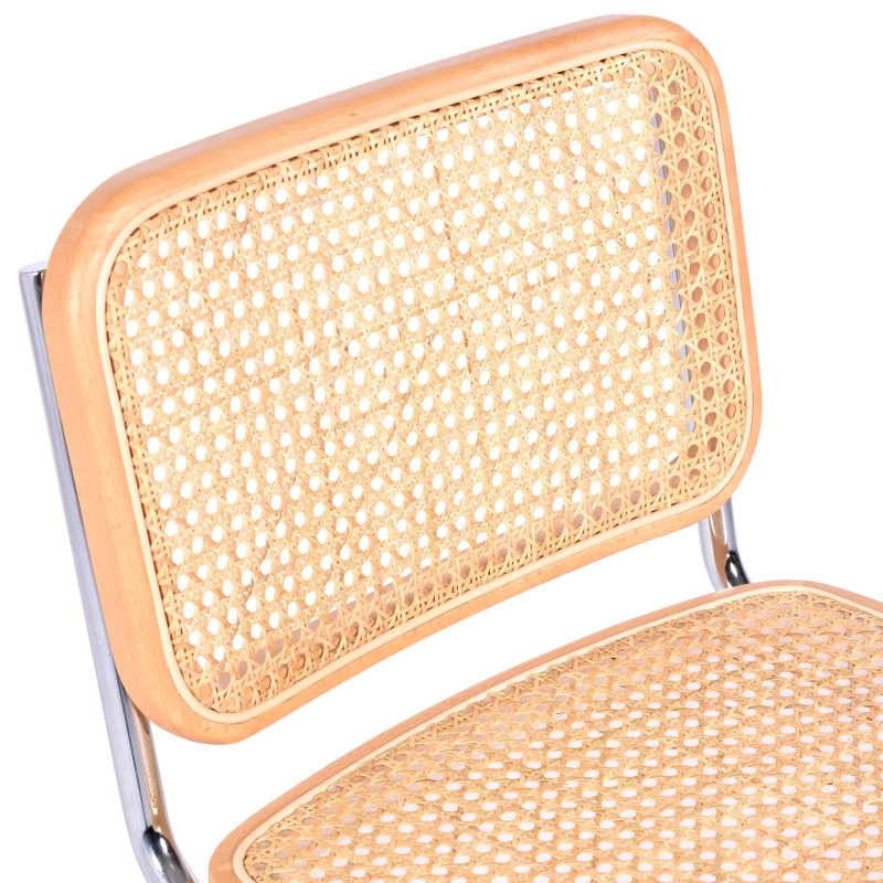 Stoel Cesca goedkope stoel van staal, beukenhout en rotan 🪑 | Mueble Design