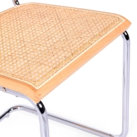 Chair Cesca economical chair in steel, beech and rattan 🪑 | Mueble Design