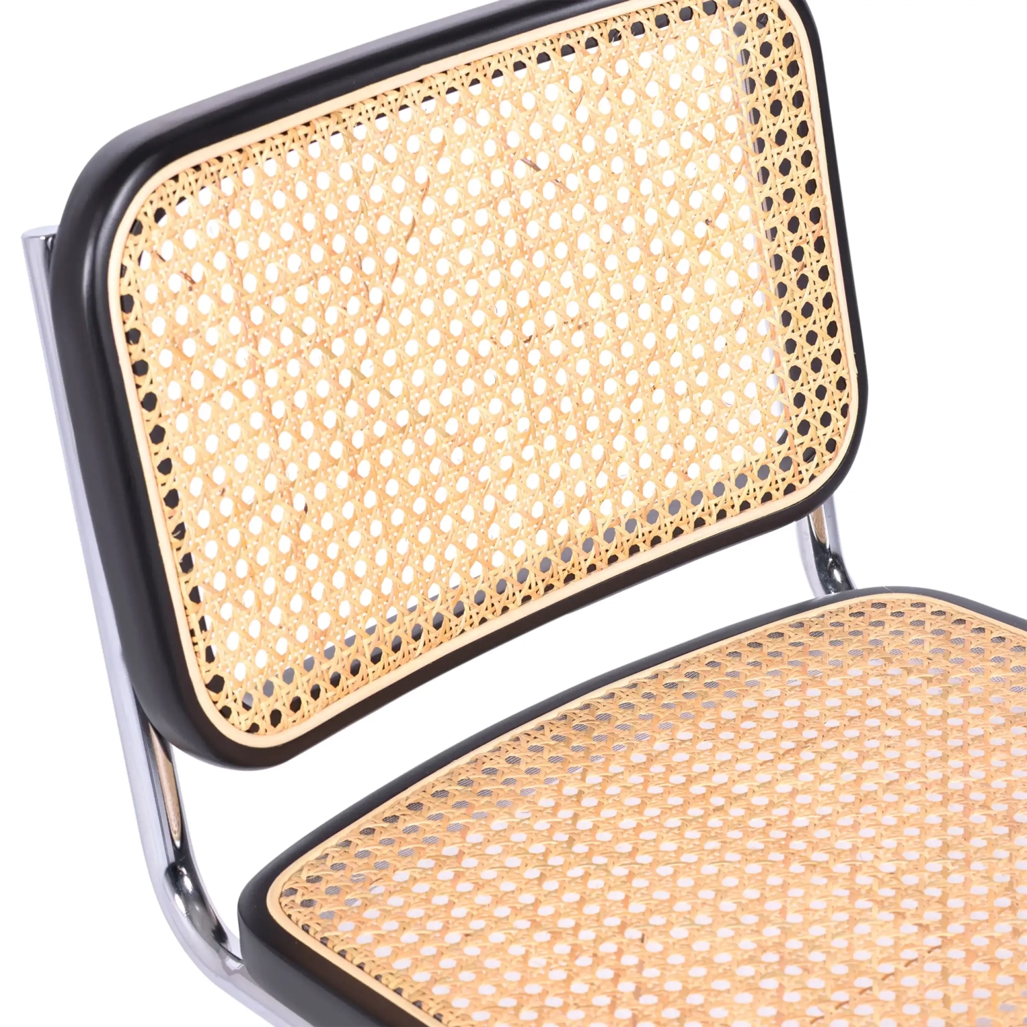 Krzesło Cesca niedrogie krzesło wykonane ze stali, buku i rattanu 🪑 | Mueble Design