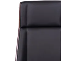 Chaise de bureau Nordic Highback en noyer et similicuir-Meubles Concept