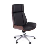 Nordic Highback bureaustoel in walnoot - Bureaustoelen - Icon Mobiel