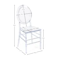 Chaises Transparentes Isabelle Ghost - Chaises en plastique - Meubles Concept
