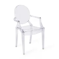 Réplica da cadeira Louis Ghost de Phillipe Starck