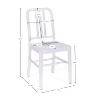 Marinefarbener Replik-Stuhl - Design Stühle - Muebledesign