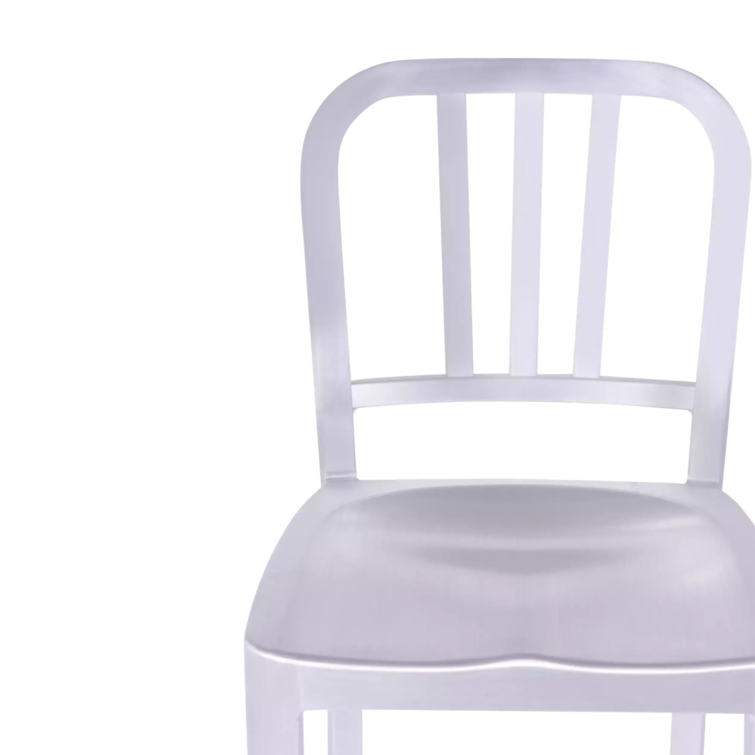Réplique du tabouret de l'armée de terre en aluminium - design industriel iconique