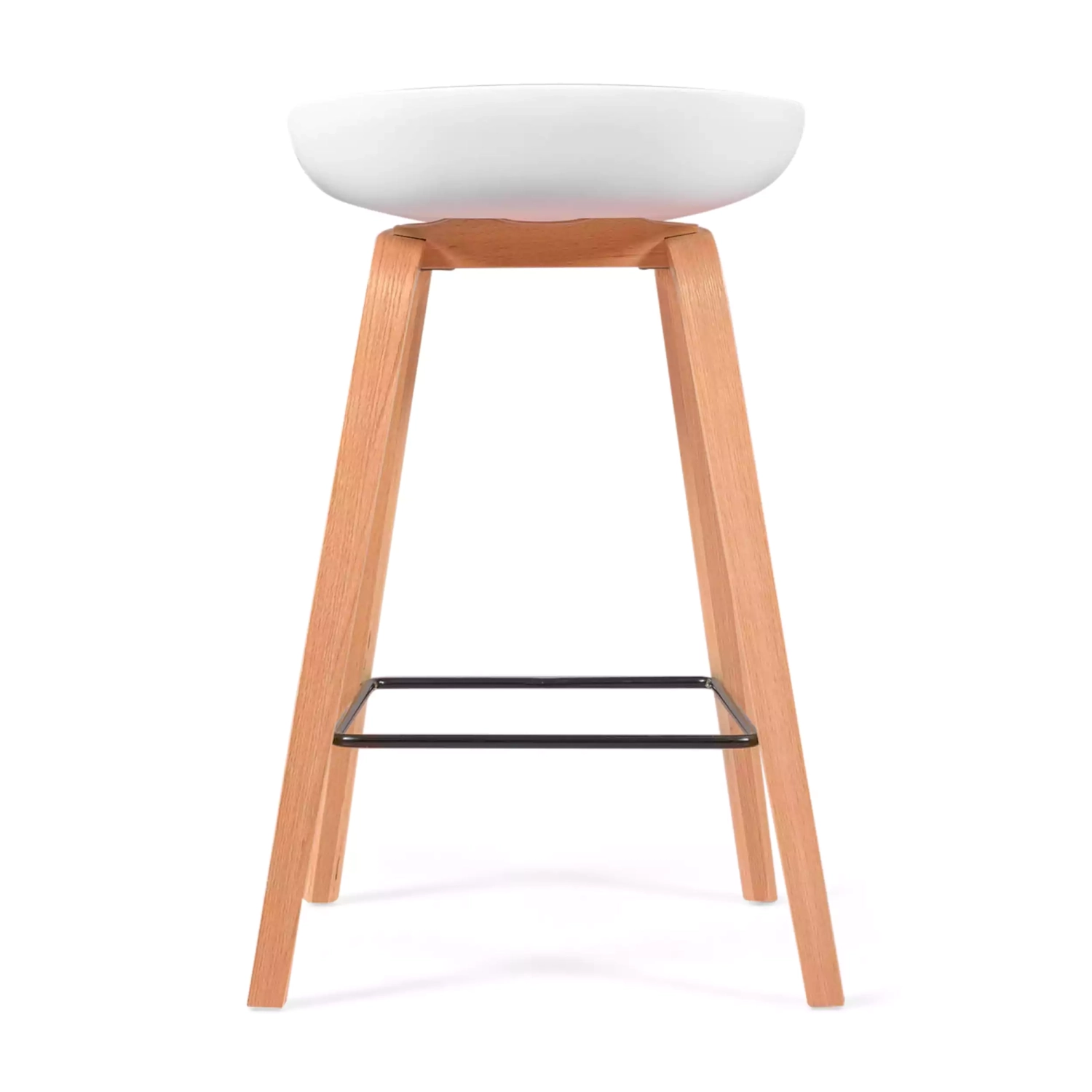 Obtenha o banquinho de madeira de faia nórdica - Mueble Design