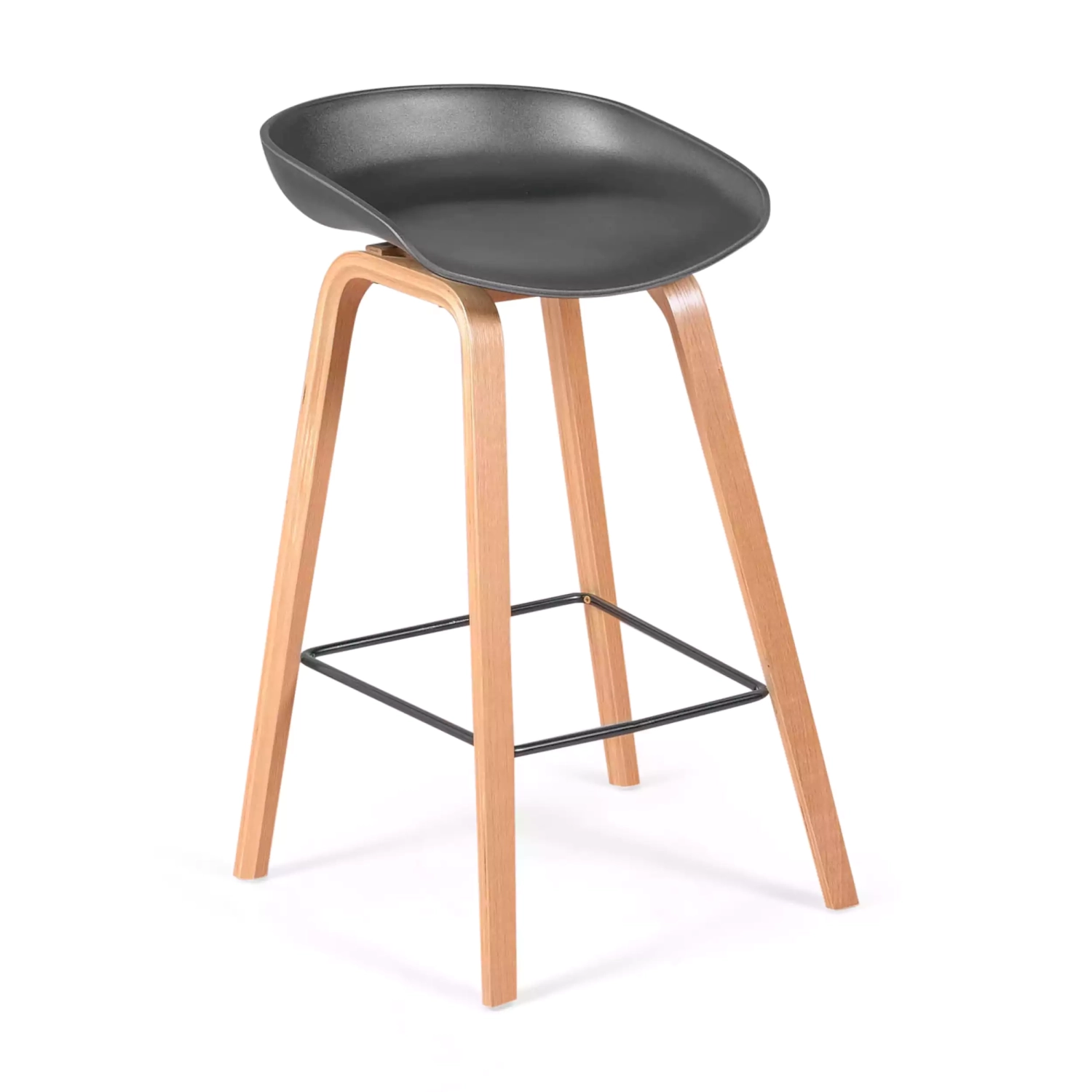 Holen Sie sich den Nordic-Hocker aus Buchenholz – Mueble Design