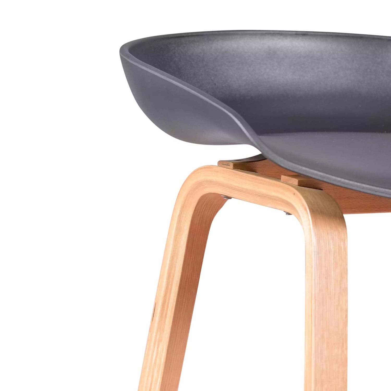 Obtenha o banquinho de madeira de faia nórdica - Mueble Design