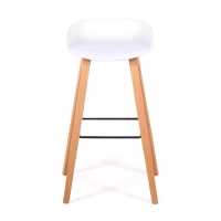 Sgabello nordico da 75 cm in legno di faggio - Mobile Design