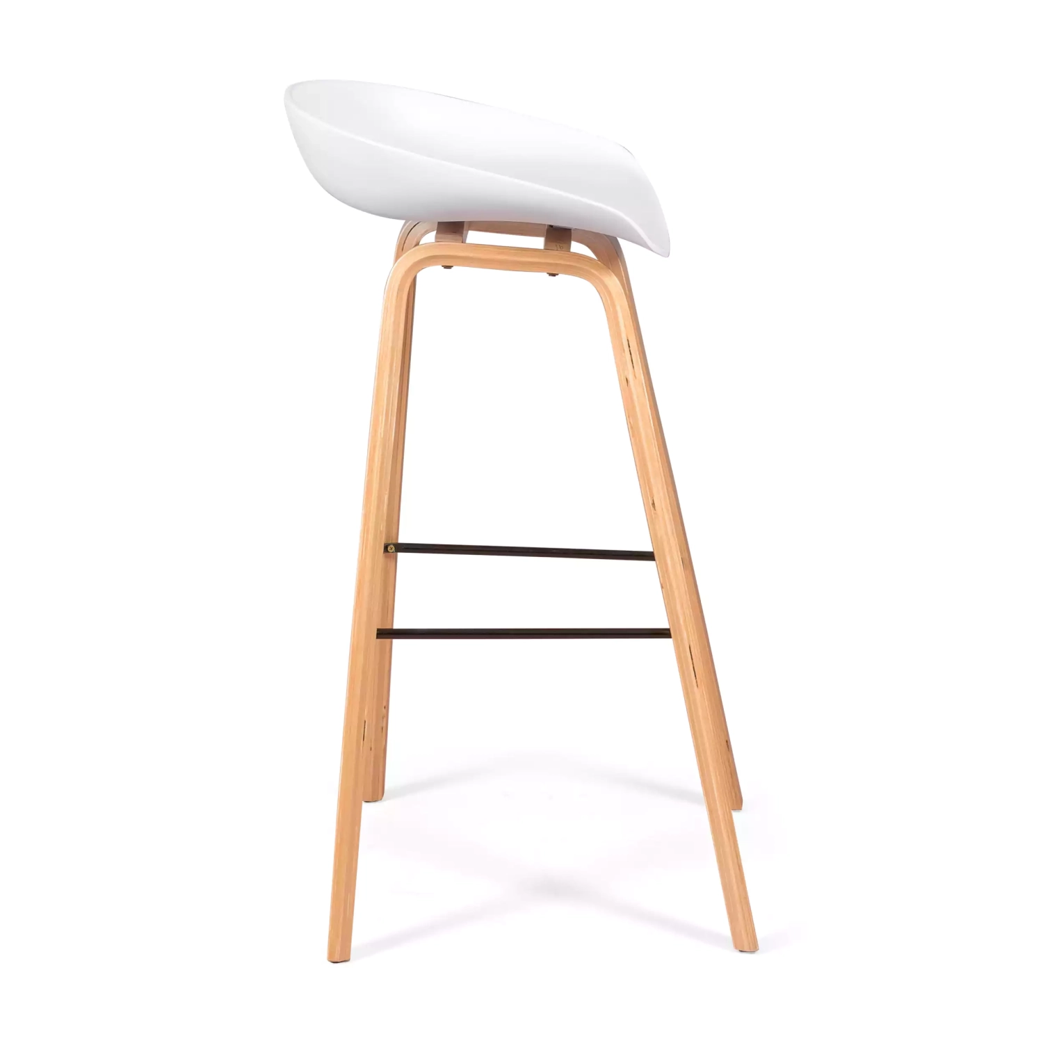 Stołek Skandynawia 75 cm w drewnie bukowym - Mobelarium