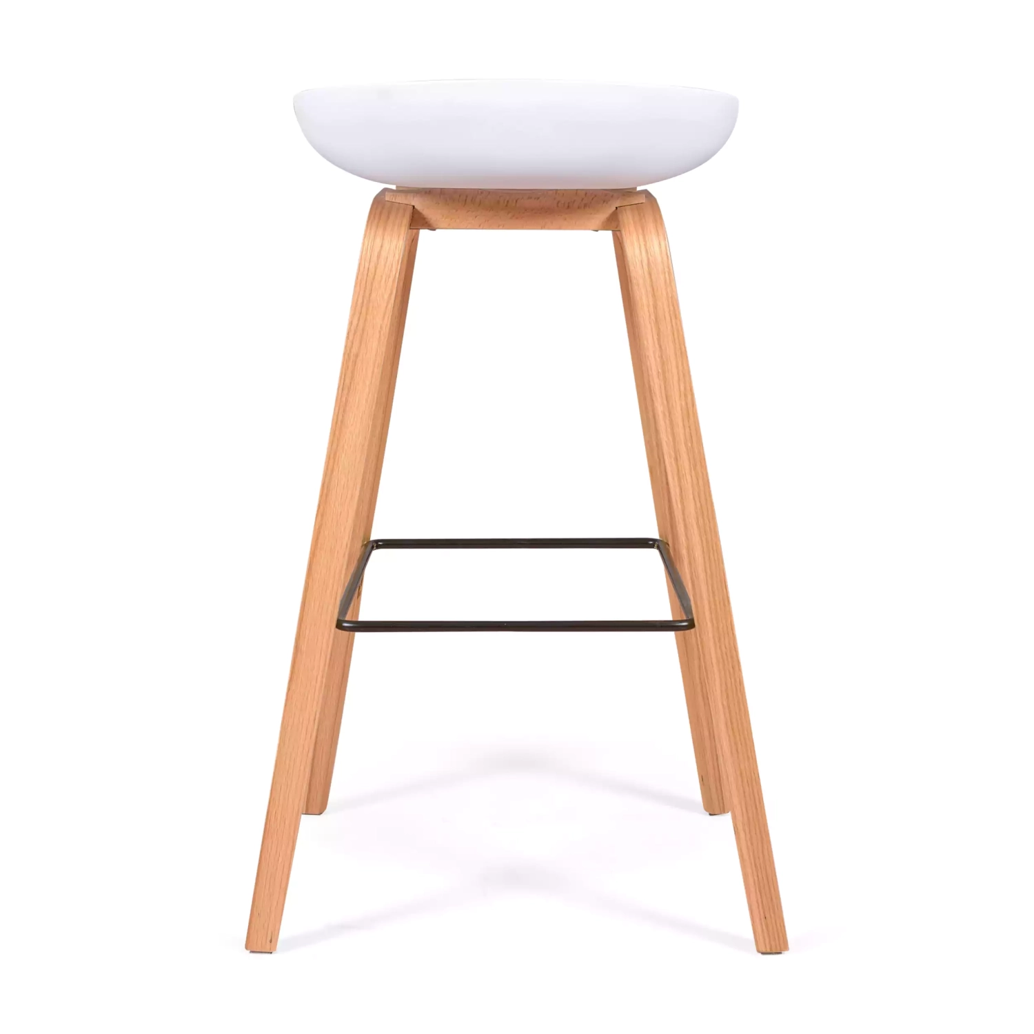 Sgabello nordico da 75 cm in legno di faggio - Mobile Design
