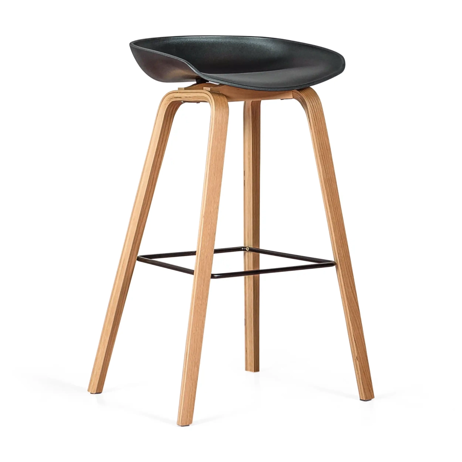 Barstol Skandinavien av 75cm i bokträ Mobelarium