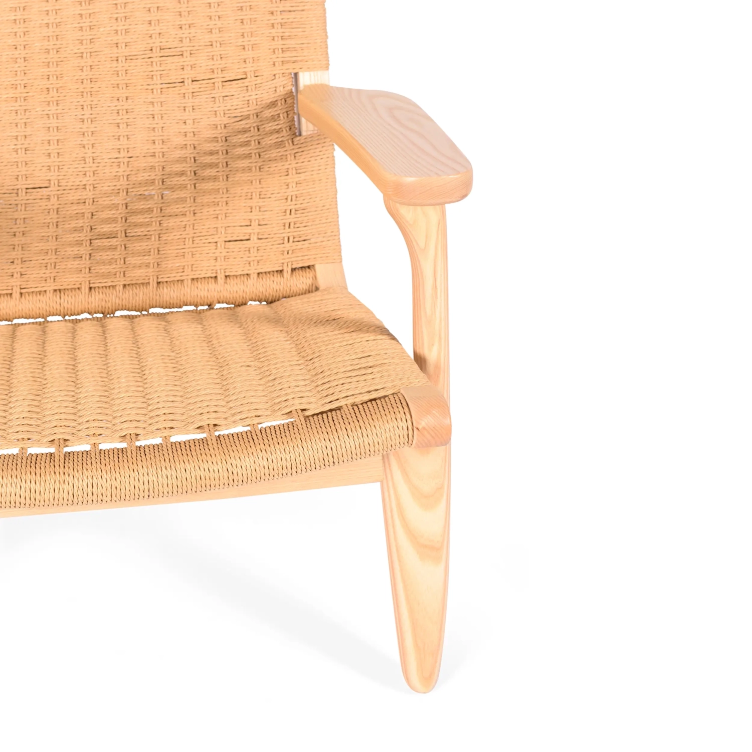 Catani CH25 armchair | Scandinavian design in ash and natural rope