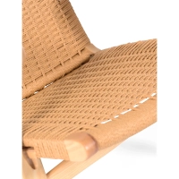 Fauteuil Catani CH25 | Scandinavisch ontwerp in essen en natuurlijk touw