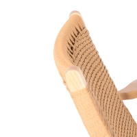 Fotel Catani CH25 | Skandynawski design z jesionu i naturalnej liny