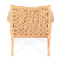 Sillón Catani CH25 | Diseño escandinavo en fresno y cuerda natural
