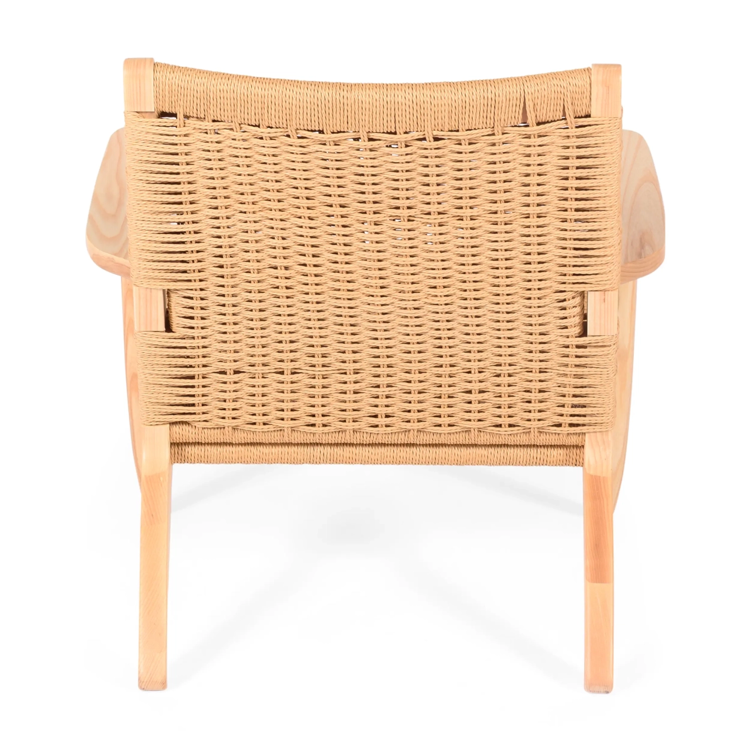 Sessel Catani CH25 | Skandinavisches Design aus Esche und Naturseil
