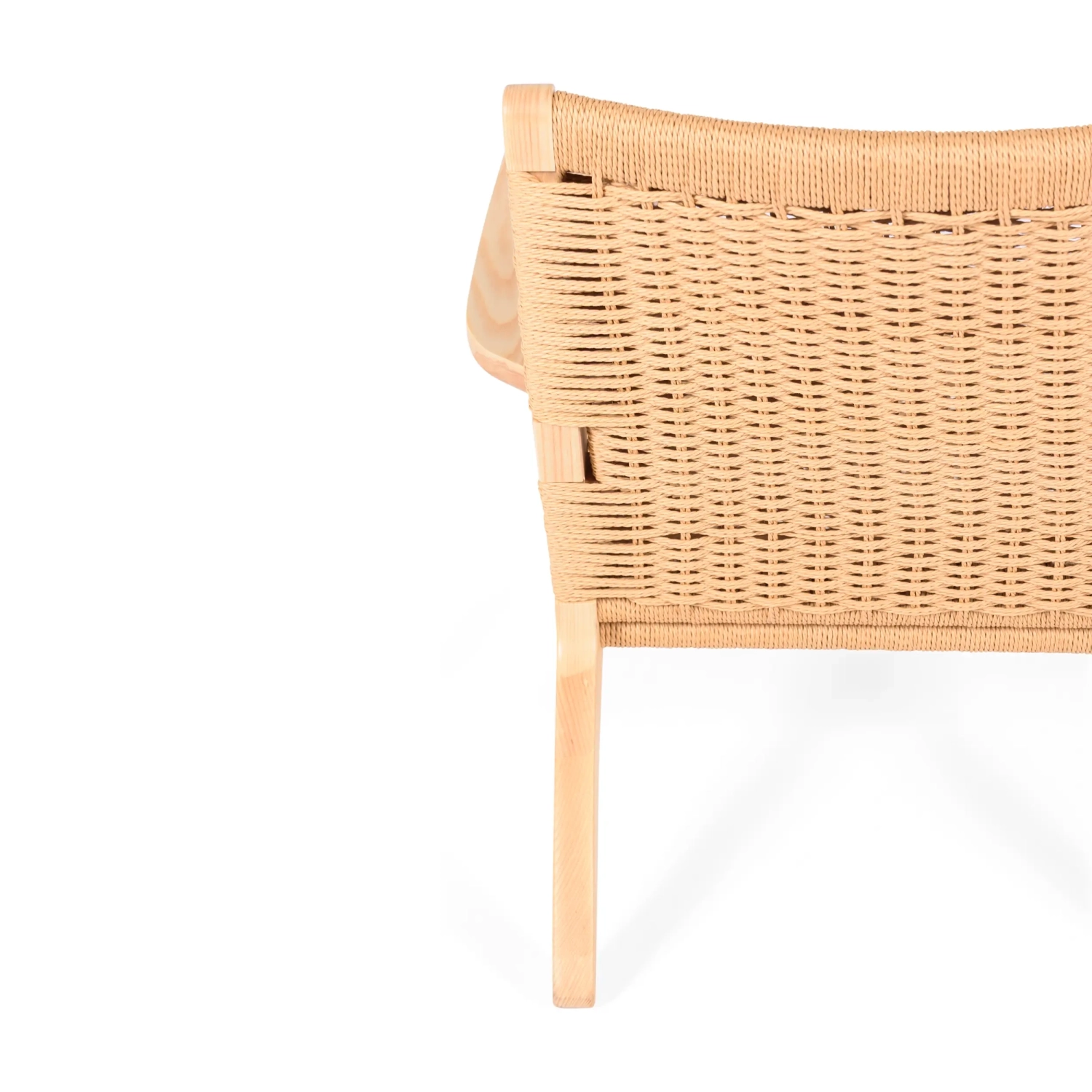 Křeslo Catani CH25 | Skandinávský design z jasanu a přírodního lana