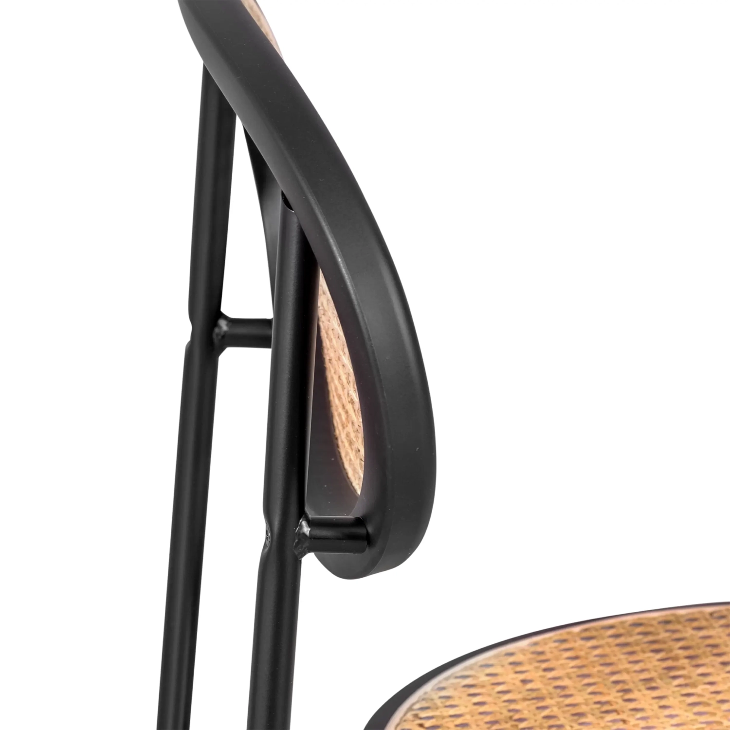 Chaise rétro Preston en rotin naturel - Design et chaleur - Meubles Concept
