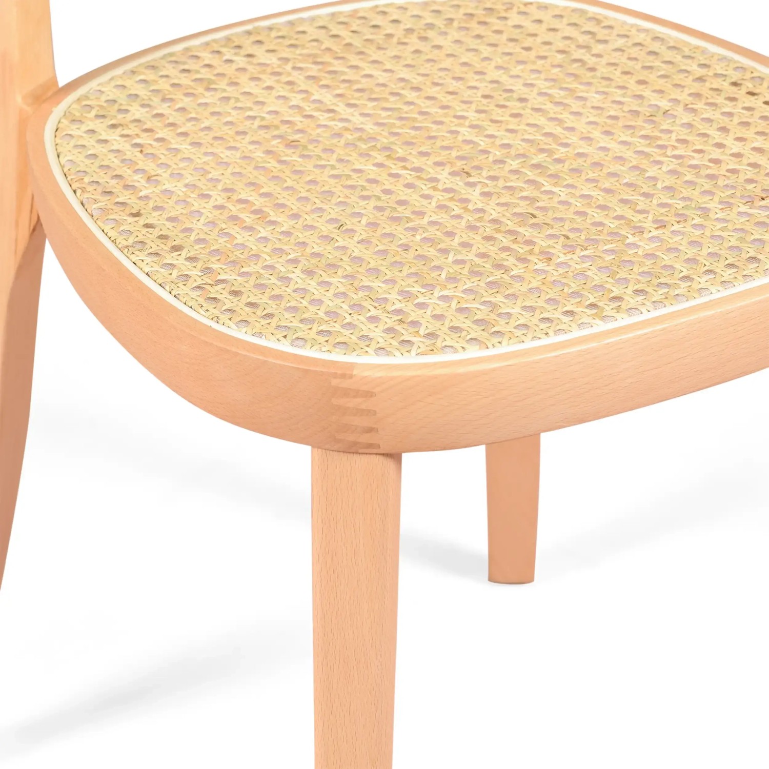 Tours stol i ask och rotting - Skandinavien och naturlig stil - Mobelarium