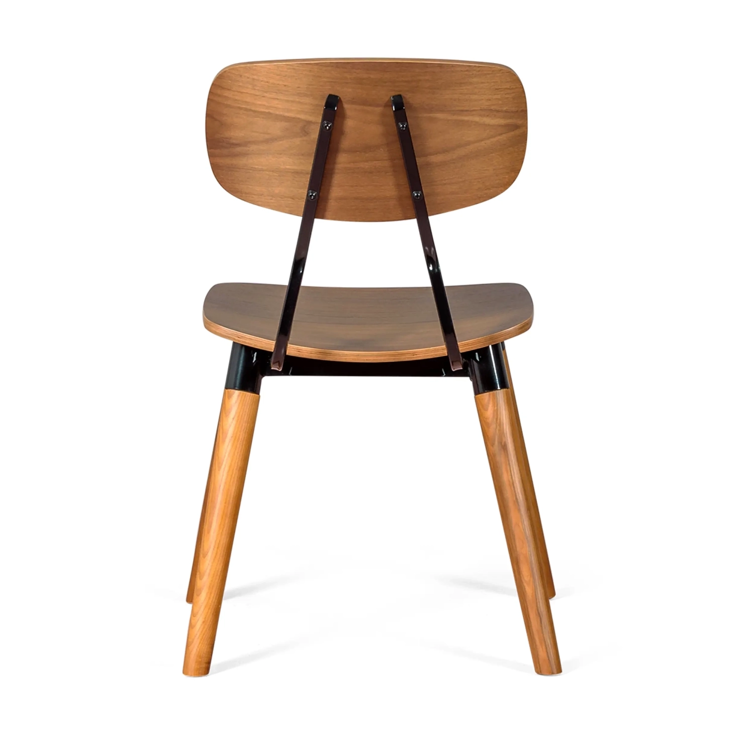 Židle Copine z ořechového dřeva | Industriální retro design - Mobelarium