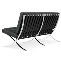 Poltrona Berlin Half-leather a due piazze - Mobilie Design